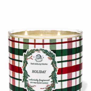 Candela de tres mechas Holiday - Imagen 1
