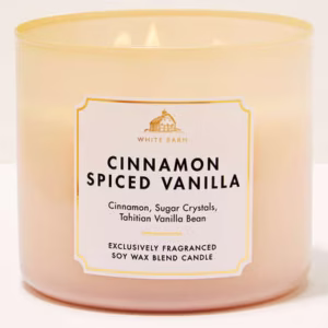 Candela de tres mechas Cinnamon Spiced Vanilla - Imagen 1