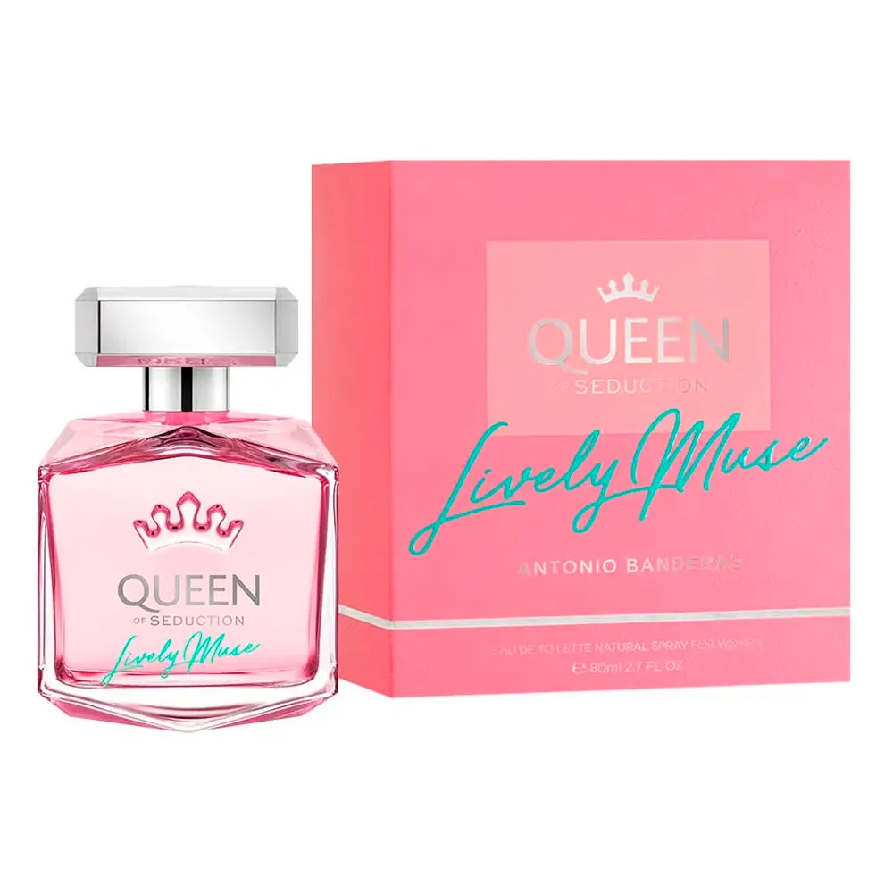 ANTONIO BANDERAS QUEEN OF SEDUCTION LIVELY MUSE EDT / D 2.7 OZ