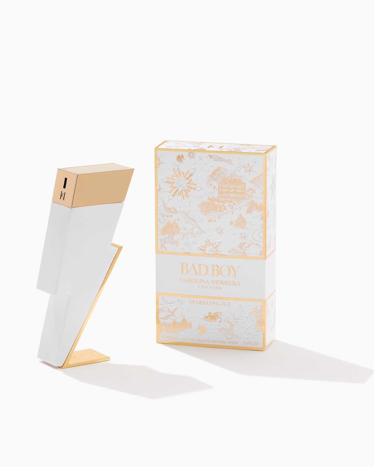 CAROLINA HERRERA BAD BOY SPARKLING ICE EDP / H 3.4 OZ / 100 ML