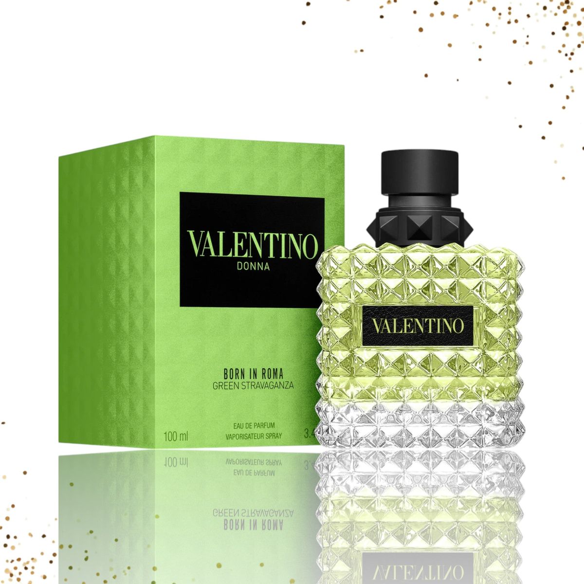 VALENTINO DONNA BORN IN ROMA GREEN STRAVAGANZA EDP /D 3.4 OZ / 100 ML