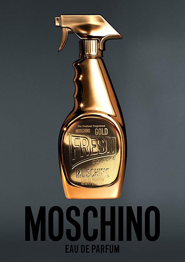 TESTER MOSCHINO FRESH GOLD EDP/D 3.4 OZ