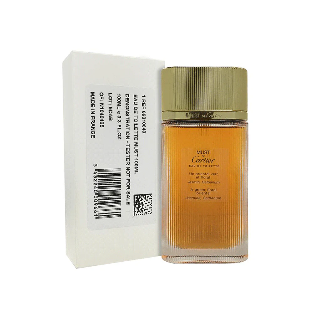 TESTER CARTIER MUST DE CARTIER EDT /D 3.3 OZ