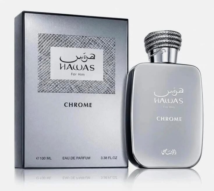 Hawas Chrome 3.4 Oz Edp Men