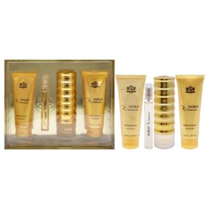 Set Gold 3.3 Oz  4.3 Oz  4.3 Oz  15 Ml Edp Women - Imagen 1