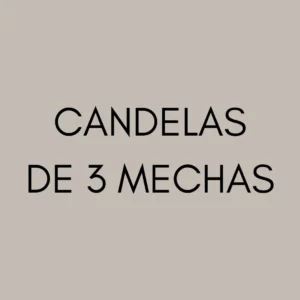 Candela de 3 mechas